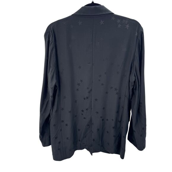 Equipment x Tabitha Simmons Blazer Hamptons Star Print Embossed Jacket Size 8 - Picture 4 of 9